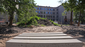 Rīgas 41.vidusskolā par diviem miljoniem eiro veido mūsdienīgu sporta infrastruktūru