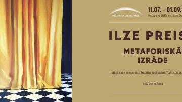 Ilzes Preisas personālizstādē māksla un mūzika saplūst vienotā metaforiskā pasaulē