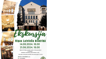 Rīgas Latviešu biedrība aicina uz atvērtajām ekskursijām un pilašu nodarbībām