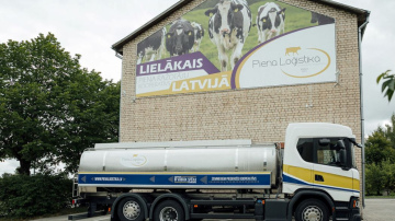 Latvijas lielākā piensaimnieku kooperatīva “Piena Loģistika” apgrozījums pieaudzis par 26%...