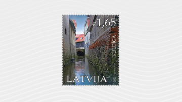 Latvijas Pasts izdod Kuldīgai veltītu pastmarku