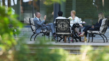 Valsts prezidenta Edgara Rinkēviča un Ministru prezidentes Evikas Siliņas tikšanās un preses konference