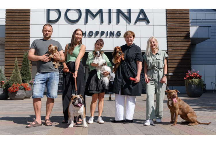 Pie TC “Domina Shopping” suņiem atklātas īpašas “stacijas”