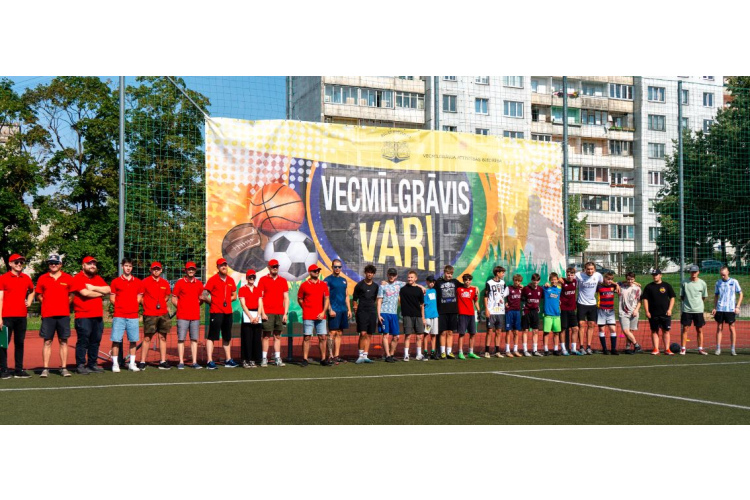 Vecmīlgrāvja sporta spēles "Vecmīlgrāvis VAR" apliecina apkaimes sportisko garu