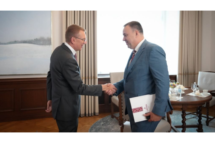 Valsts prezidents tiekas ar Latvijas Olimpiskās komitejas prezidentu