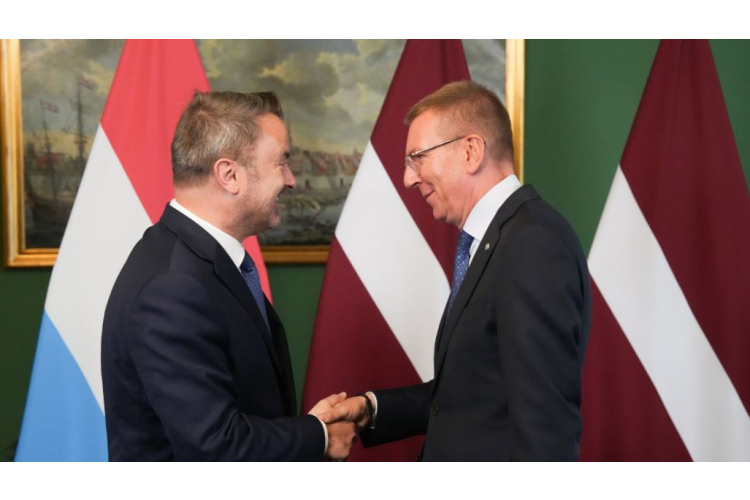 Valsts prezidents tiekas ar Luksemburgas Lielhercogistes ārlietu ministru