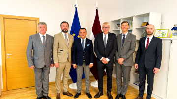 Pārrunā pieredzes apmaiņas stiprināšanu ar Dāniju uroloģijas jomā un jaunu metožu ieviešanu ārstniecībā