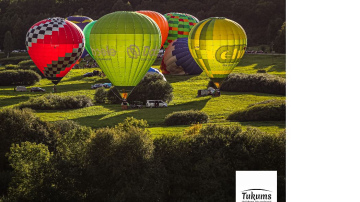 Tukums aicina uz velo piedzīvojumiem, Kandava uz gardēžu un gaisa balonu festivālu