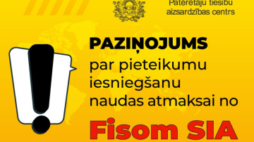 PTAC paziņojums ceļotājiem, kas nav saņēmuši naudas atmaksu par Fisom SIA organizēto, bet nenotikušo vai daļēji notikušo
