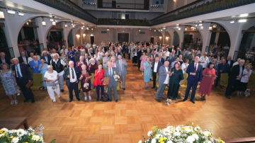 Rīgā sveikti Zelta kāzu jubilāri
