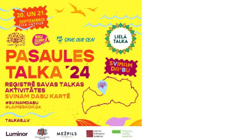 Atklāta Pasaules talkas aktivitāšu pieteikšanas karte “Svinam DABU”