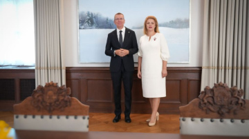 Valsts prezidenta Edgara Rinkēviča un Ministru prezidentes Evikas Siliņas tikšanās un preses konference