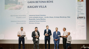 Latvijas Betona savienība pirmo reizi pasniedz speciālo balvu “Gada betona būve”