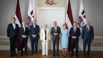 Valsts prezidenta Edgara Rinkēviča tikšanās ar Eiropas Parlamenta deputātiem no Latvijas