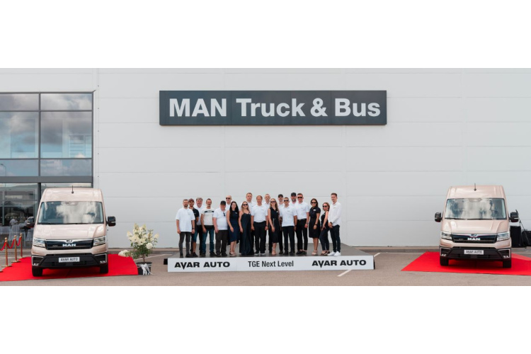 Latvijā pieejams jaunais MAN TGE Next Level mikroautobuss