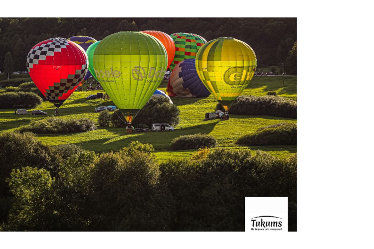 Tukums aicina uz velo piedzīvojumiem, Kandava uz gardēžu un gaisa balonu festivālu
