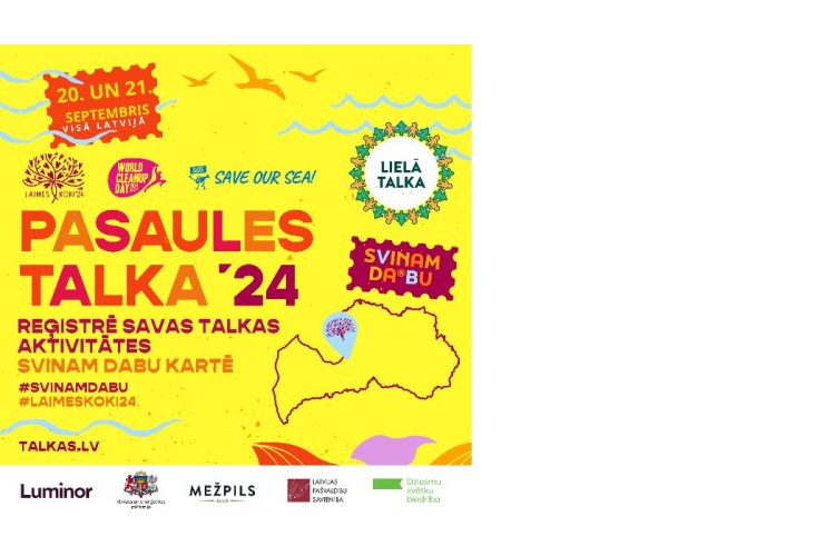 Atklāta Pasaules talkas aktivitāšu pieteikšanas karte “Svinam DABU”