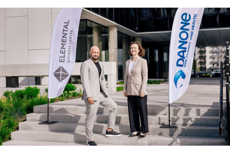“Elemental Business Centre” noslēdzis nomas līgumu ar “Danone" Latvijā
