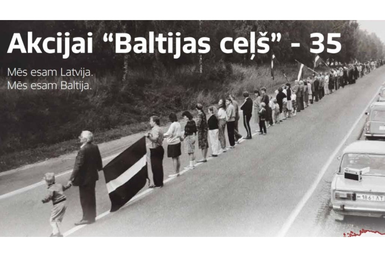 Ar koncertu “Vienoti brīvībai” godina akcijas “Baltijas ceļš” 35.gadadienu