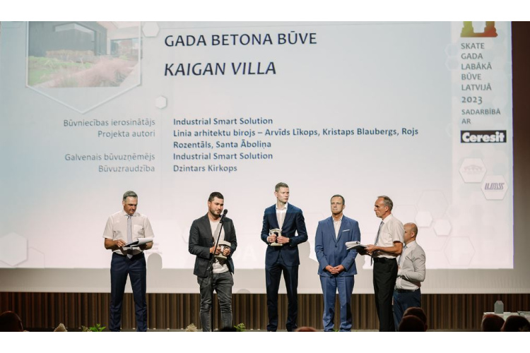 Latvijas Betona savienība pirmo reizi pasniedz speciālo balvu “Gada betona būve”