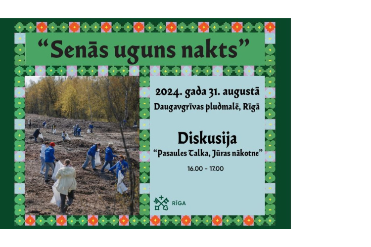 31. augustā Daugavgrīvas pludmalē Lielā Talka piedalīsies diskusijā par Baltijas jūras nākotni