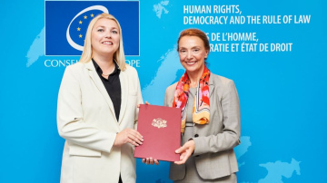 Akreditācijas vēstuli Eiropas Padomes ģenerālsekretārei iesniegusi Latvijas vēstniece Agnese Vilde