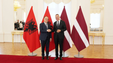 Valsts prezidents: Latvija atbalsta Albāniju ceļā uz iestāšanos Eiropas Savienībā