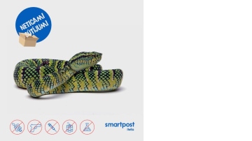 Reptiļi paku terminālī: “Smartpost Itella” dalās ar neparastāko pieredzi un tendencēm klientu sūtījumos