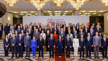Ārlietu ministrijas parlamentārā sekretāre Dace Melbārde Moldovā...