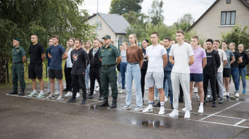 Kadeti  - kandidāti uzsāk ceļu uz robežsarga profesiju