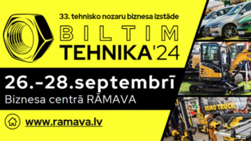 Ceturtdien atklās izstādi “BILTIM tehnika ‘24” Rāmavā