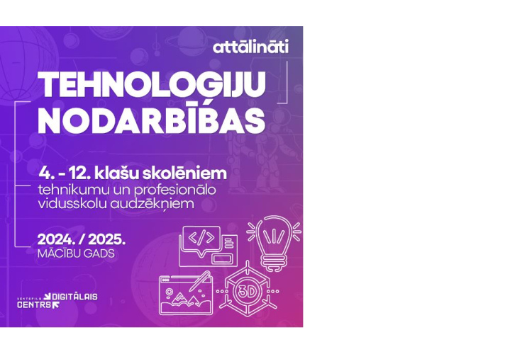 Attālinātās tehnoloģiju nodarbības ikvienam skolēnam Latvijā un pasaulē