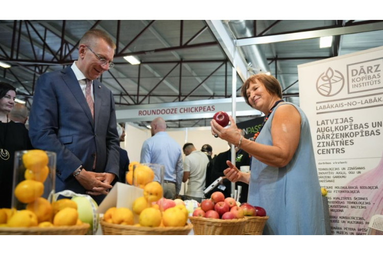 5. septembrī Valsts prezidents Edgars Rinkēvičs apmeklēja  izstādi “Riga Food 2024”