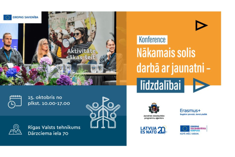Aicina pieteikties konferencei par jauniešu līdzdalības veicināšanu