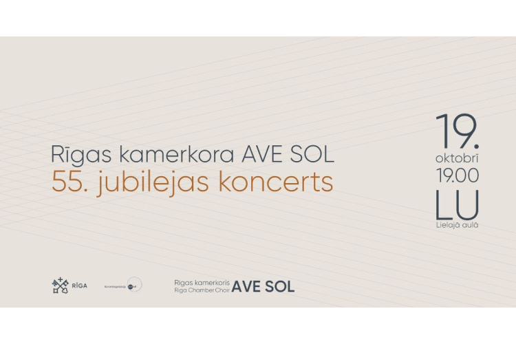 Rīgas kamerkoris “Ave Sol” svinēs 55. jubileju ar žilbinošu koncertprogrammu