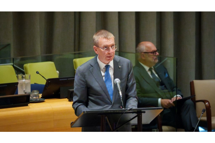 Valsts prezidenta Edgara Rinkēviča uzruna augsta līmeņa plenārsēdē ANO Ģenerālajā asamblejā....
