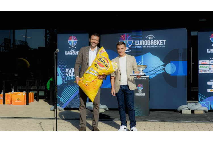 “Ādažu” čipsi kļūst par oficiālo “EuroBasket 2025” partneri