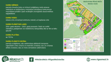 “RĪGAS MEŽI” sāk mežizstrādi Mežāru mežā pie Imantas
