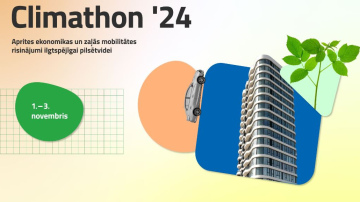 Ikgadējā hakatonā «Climathon» meklēs risinājumus aprites ekonomikas un zaļās mobilitātes izaicinājumiem