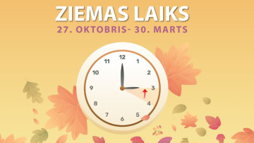 Š.g. 27. oktobrī beigsies vasaras laiks, pulksteņa rādītāji jāpagriež vienu stundu atpakaļ