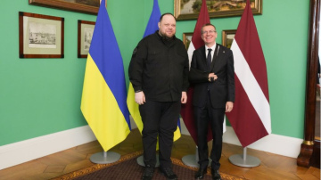 Valsts prezidenta Edgara Rinkēviča tikšanās ar Ukrainas Augstākās Radas priekšsēdētāju Ruslanu Stefančuku