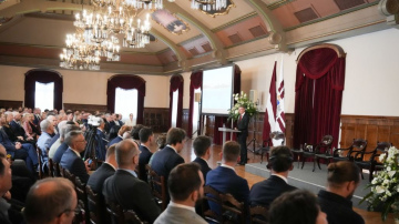 Valsts prezidents Edgars Rinkēvičs atklāj Valsts konkurētspējas forumu Rīgas pilī