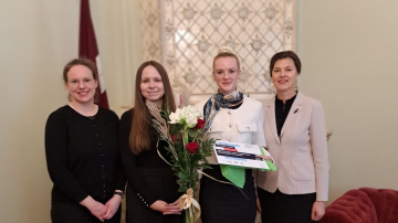 RTA studente Viktorija Larkina gūst panākumus