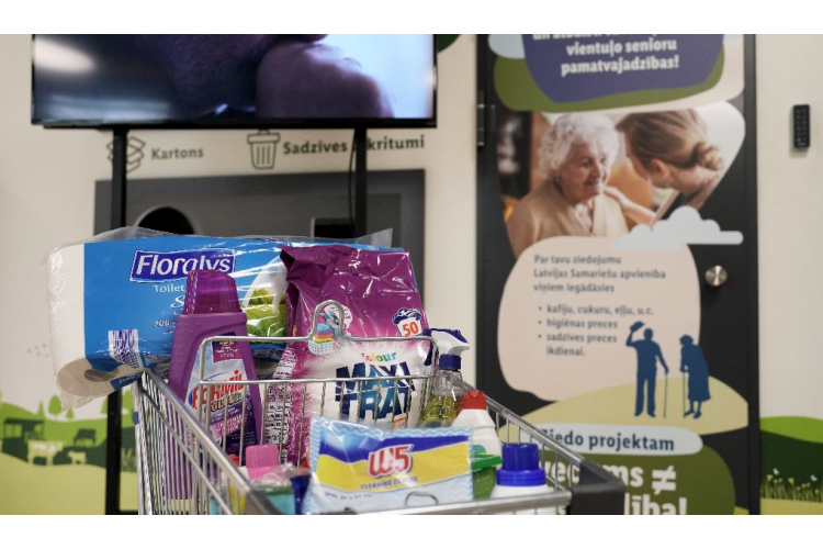 Divu gadu laikā “Lidl” klienti vientuļiem senioriem ziedojuši teju 65 000 eiro