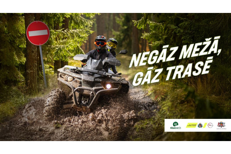 “Rīgas meži” uzsāk informatīvu kampaņu un aicina: “Negāz mežā, gāz trasē!”