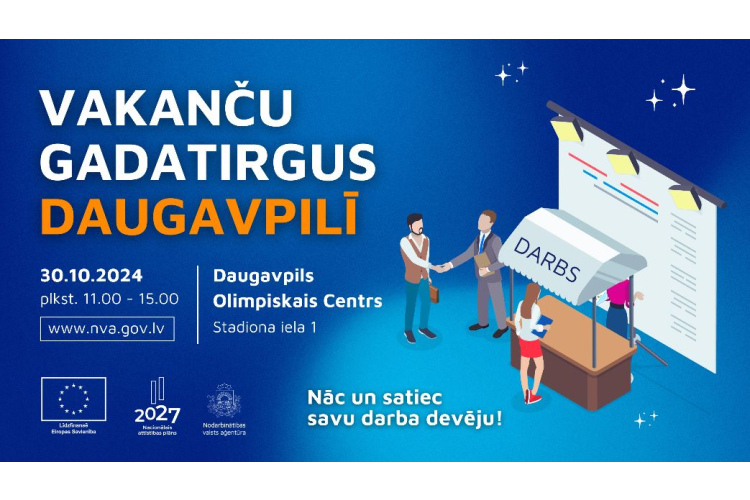 NVA aicina darba devējus pieteikties dalībai Vakanču gadatirgū Daugavpilī