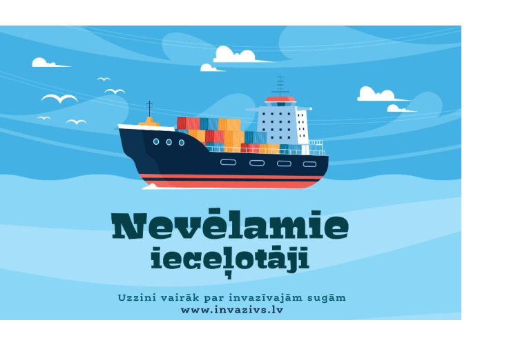 Kampaņa “Nevēlamie ieceļotāji” – izglītojoši par piecām invazīvajām sugām