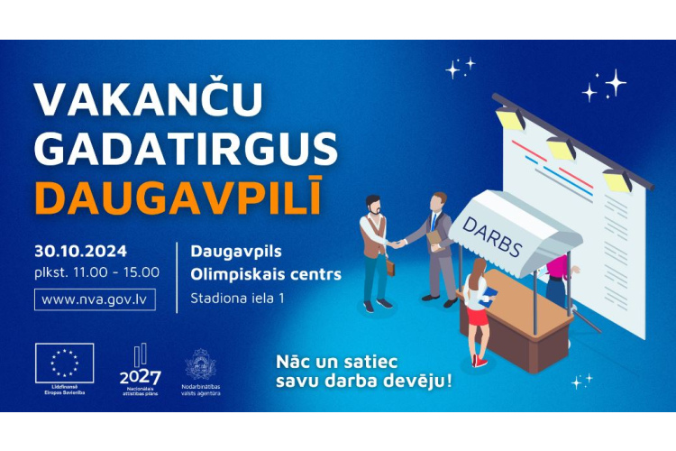 Vakanču gadatirgus Daugavpilī: iespēja atrast darbu vai darbiniekus vienuviet!