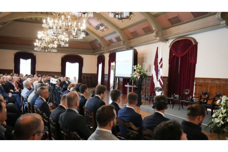 Valsts prezidents Edgars Rinkēvičs atklāj Valsts konkurētspējas forumu Rīgas pilī