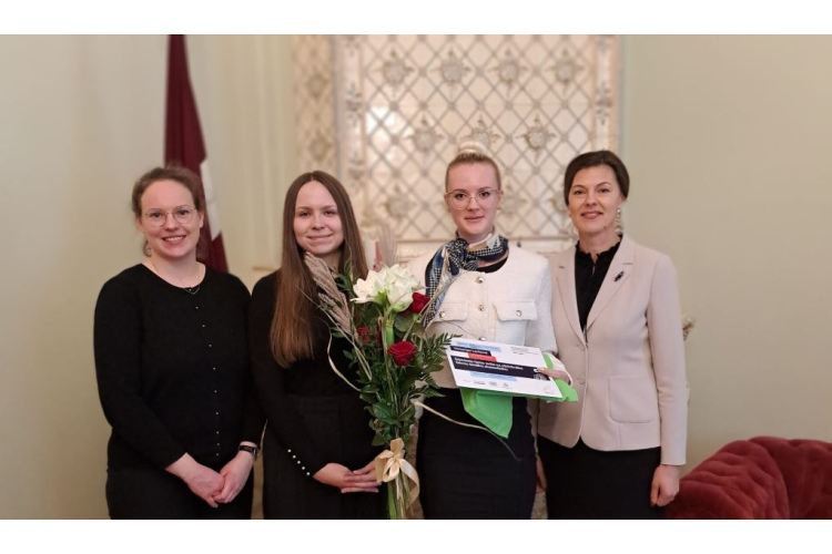 RTA studente Viktorija Larkina gūst panākumus